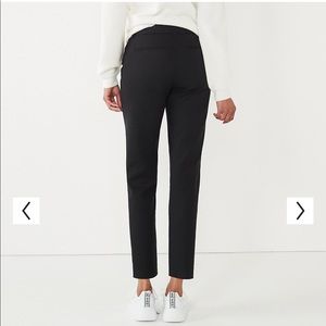 NWT | Women's Nine West Slim Ankle Pants | Dull Black Size 14